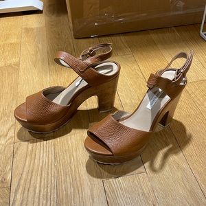 Diane von Furstenberg Platform Clog Sandals - Women’s US 8